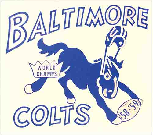 1958 Baltimore Colts World Champions Tee